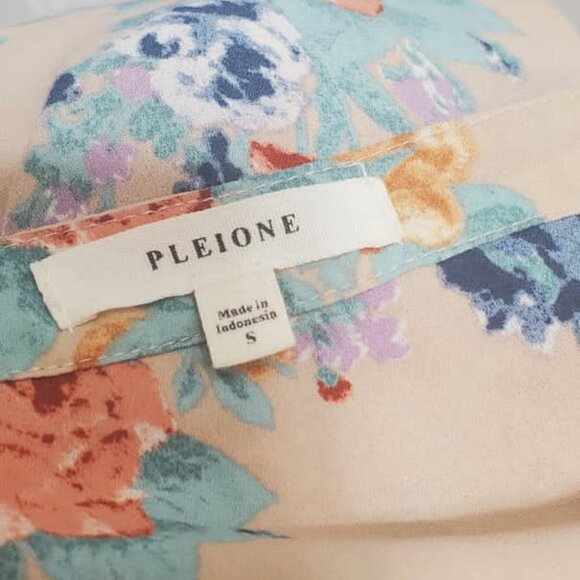 💃Pleione Floral Print Chiffon Blouse Top. 🌴 - Picture 7 of 7